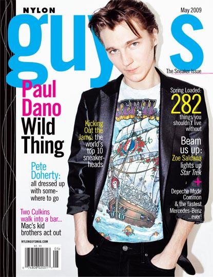 Paul on the Nylon Guys May 2009 cover