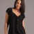 Flutter sleeves are pretty and flattering on small shoulders... and I love the twisted knot at the center bust on this top. By Akiko. Flutter sleeves are pretty and flattering on small shoulders... and I love the twisted knot at the center bust on this top. By Akiko.