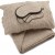 Sofia Cashmere Women's Cable Knit Travel Set (Taupe) Sofia Cashmere Women's Cable Knit Travel Set (Taupe)