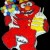Elmo with balloons - from the old Wilton cake pan - by oddharmonic http://www.flickr.com/photos/oddharmonic/2242439015/