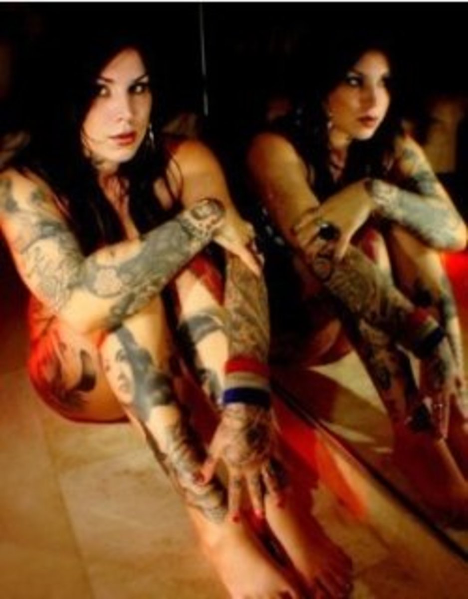 Photos Of Kat Von D S Tattoos Tatring