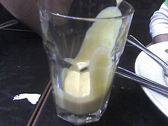 A glass of Hollandaise sauce by alist.