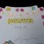 The greeting words were written first in a separate paper then taped to the card. The greeting words were written first in a separate paper then taped to the card.