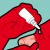 Daredevil using eye drops. Daredevil using eye drops.