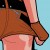 Lara Croft is conscious of her tight pants. Lara Croft is conscious of her tight pants.