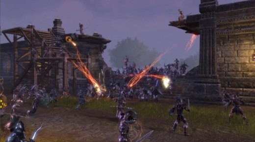 the elder scrolls online Huge PVP Battles