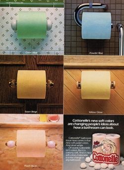 colored Cottonelle toilet paper