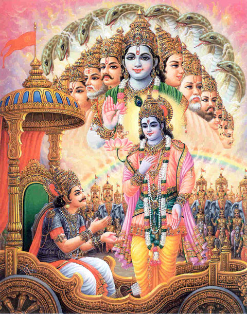 Universal form of Lord Krishna