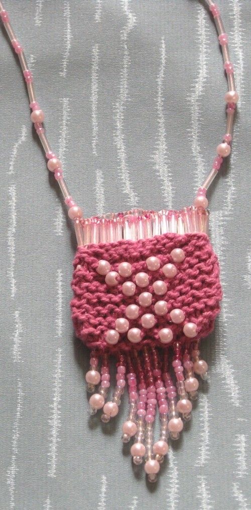 Prettiest Pinks + 'Pearls' Amulet Necklace