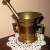 Antique Brass Mortar and Pestle Antique Brass Mortar and Pestle