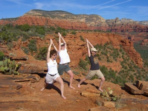 Sedona - Yoga on the red rocks