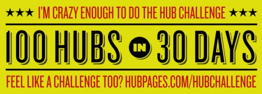 12th in my 100 Hubs in 30 Days Challenge -- and I'm moving out of state during the challenge? I'm nuts.