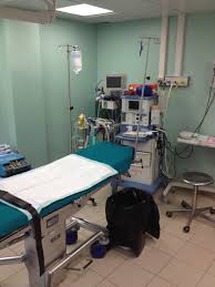 Operating room for a C. Section