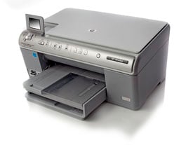 An all-in-one or multifunction printer that can print, scan and fax