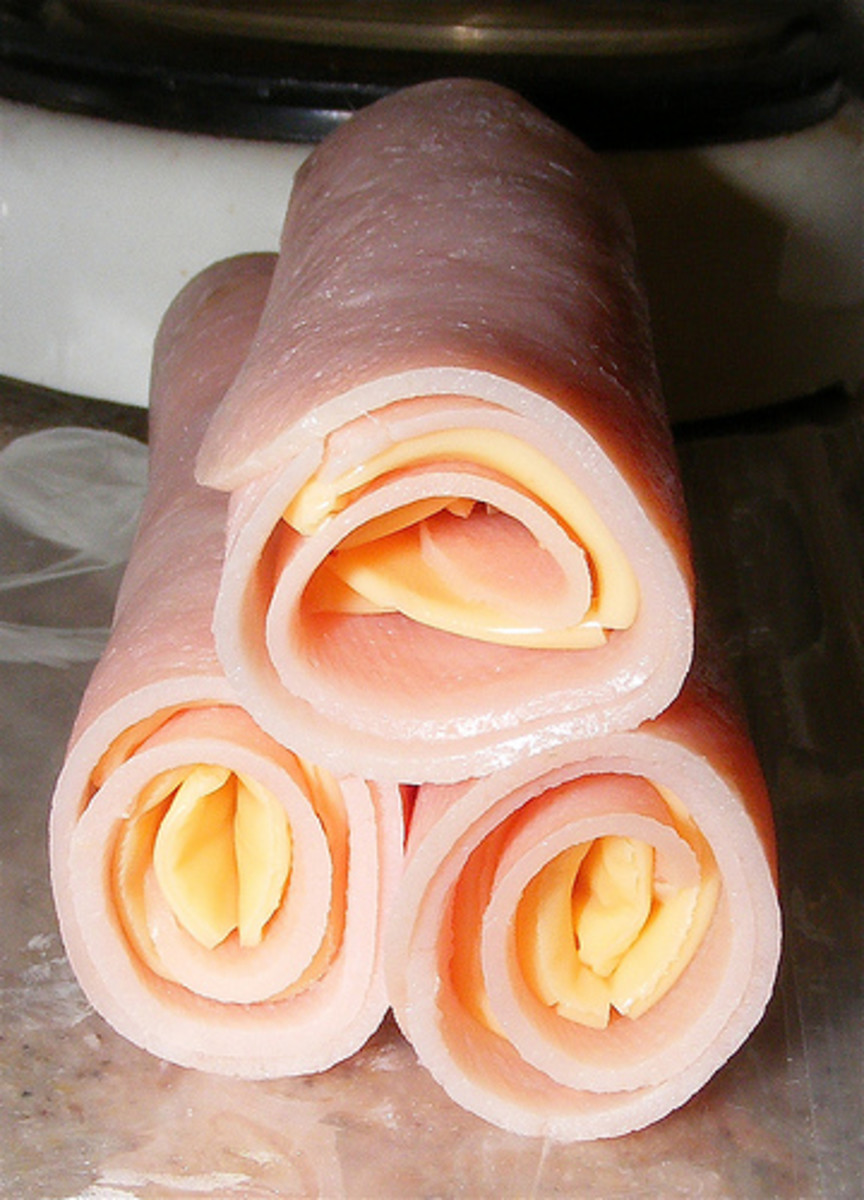 Turkey Ham & Cheese Roll-Ups (Photo courtesy by size8jeans from Flickr)