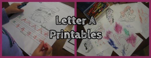 Letter A Printables