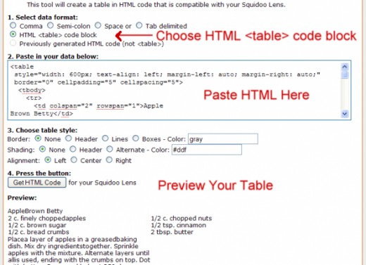 Make Recipe Cards Using Advanced HTML Tables | HubPages