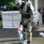 This little one would only approach from behind, and eventually touched the wierd spaceman! When it rubbed her head with a soft glove in return she ran off. This little one would only approach from behind, and eventually touched the wierd spaceman! When it rubbed her head with a soft glove in return she ran off.