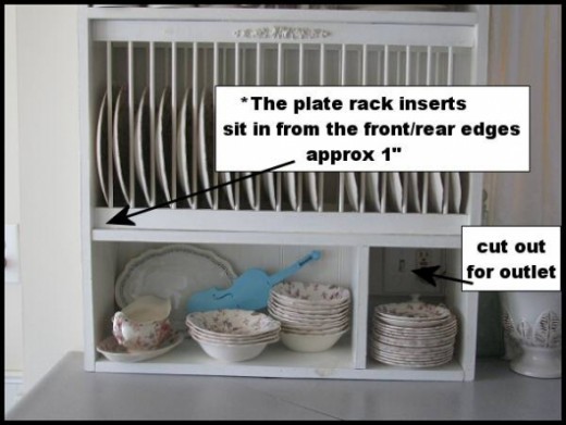 How To Build Your Own Plate Rack Cabinet Dengarden