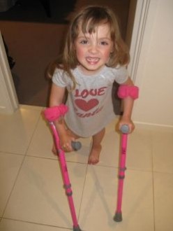 Five Year Old Kaitlyn's Wish to Walk