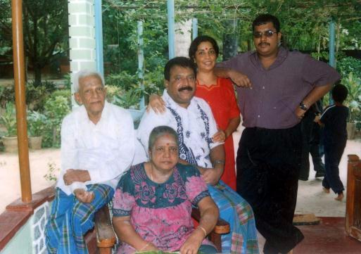 V. Prabhakaran with Family.