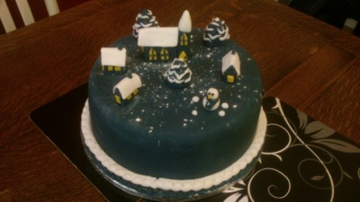 2012 Version of Midnight Christmas Cake