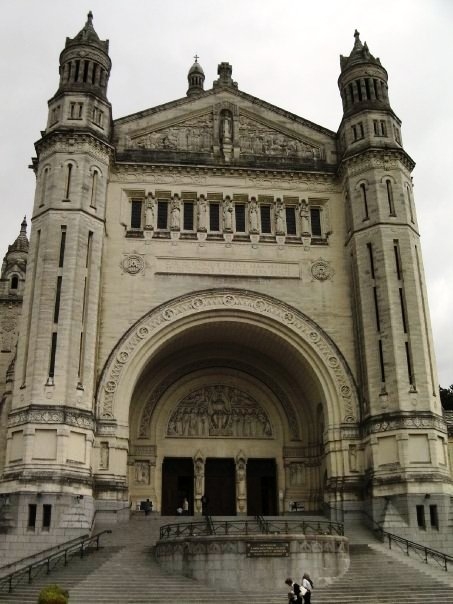 The impressive entrance