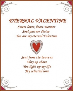 Eternal Valentine Love Poem Poster at Zazzle