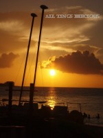 Sunset at Sandlas Royal Bahamian