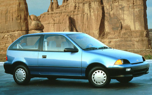 This isn't my car, but it is a Geo Metro.