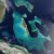 An aerial view of the island of the bahamas An aerial view of the island of the bahamas