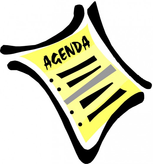 Ask Where You Are on the Agenda, if You're Lucky Enough to Have One!