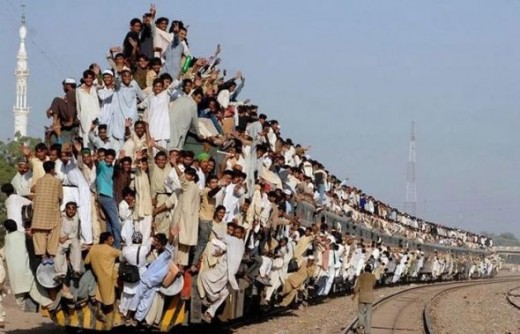 Packed Train