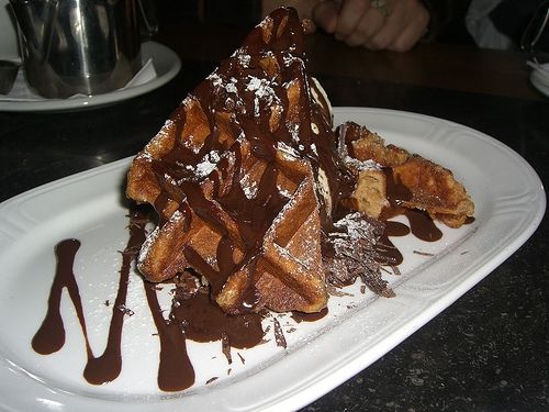 Liege Waffle with Chocolate