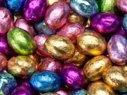 Foil Covered Milk Chocolate Easter Eggs