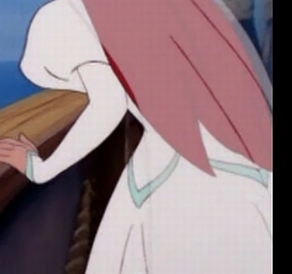 Side and back of the dress