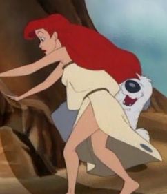 Hole in the back of the dress, and large gap in the side to the hip