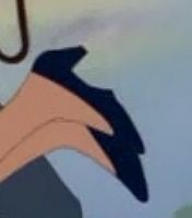 Ariel's shoes. Hard to tell if they're black or navy from this image.