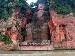 Leshan Buddha Statue View