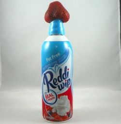 Reddi Whip &amp; a Strawberry