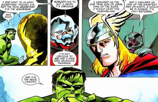 Avengers Classic #1 (2007), gives us an insight into resources...and conflicts.