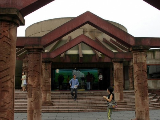 Entrance to Sanxingdui Bronzeware Exhibition Hall