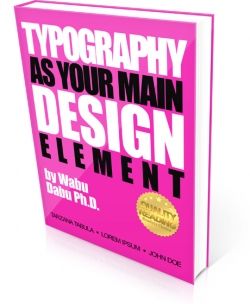 Use typography as your design element