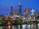 The Yarra river runs right through Melbourne's inner city.