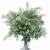 Another color of seeded eucalytpus. At Christmas time some wholesale floral suppliers spray eucalyptus gold and silver. The texture drapes beautifully over the edge of a vase, and creates bulk so you don't need too many flowers in your arrangement, b Another color of seeded eucalytpus. At Christmas time some wholesale floral suppliers spray eucalyptus gold and silver. The texture drapes beautifully over the edge of a vase, and creates bulk so you don't need too many flowers in your arrangement, b