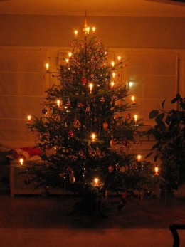 German Tree with candles