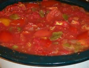 Stewed Tomatoes in Crock Pot