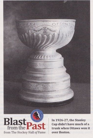 The Stanley cup in 1927