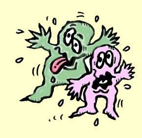 Are Germs the New Boogie Man, Sacring Even Each Other?