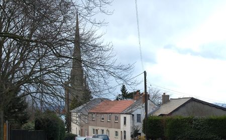 Main road through